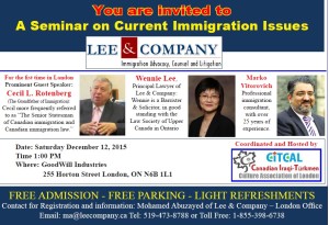 Immigration Info Session